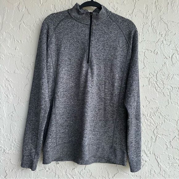 LULULEMON Engineered Warmth 1/4 Zip Long Sleeve Men Medium - Picture 2 of 9